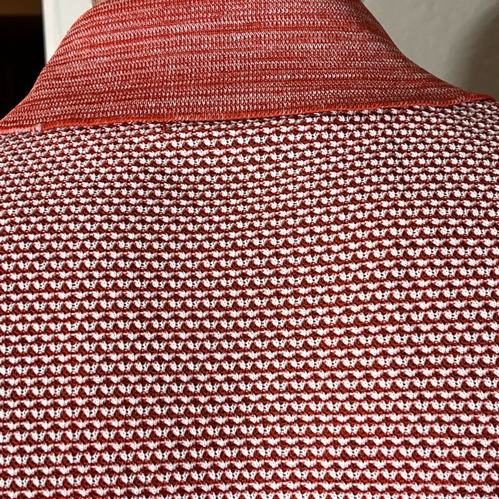 Red Patterned Men's Shirt - Picture 4 of 14